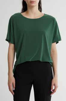 Vince Camuto Dolman Sleeve High/Low Top