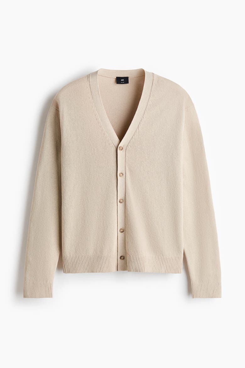 Relaxed Fit Cardigan, Alternate, color, Beige