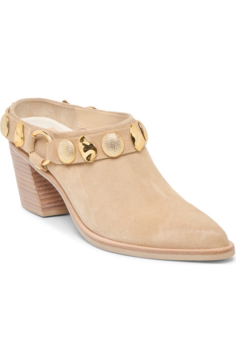 Dolce Vita Kanyon Studded Suede Mule, Main, color, Dune Suede