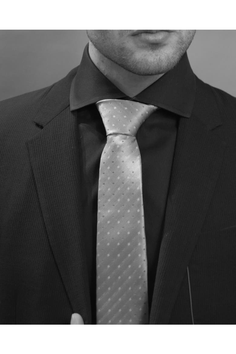 Sea Whisper Silk Jacquard Tie, Alternate, color, Blue