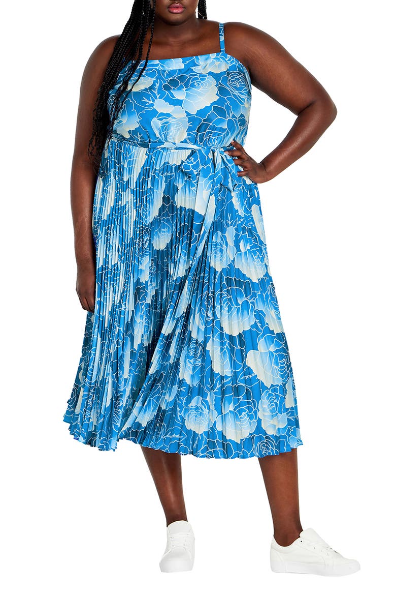 Jayda Print Pleated Sundress video