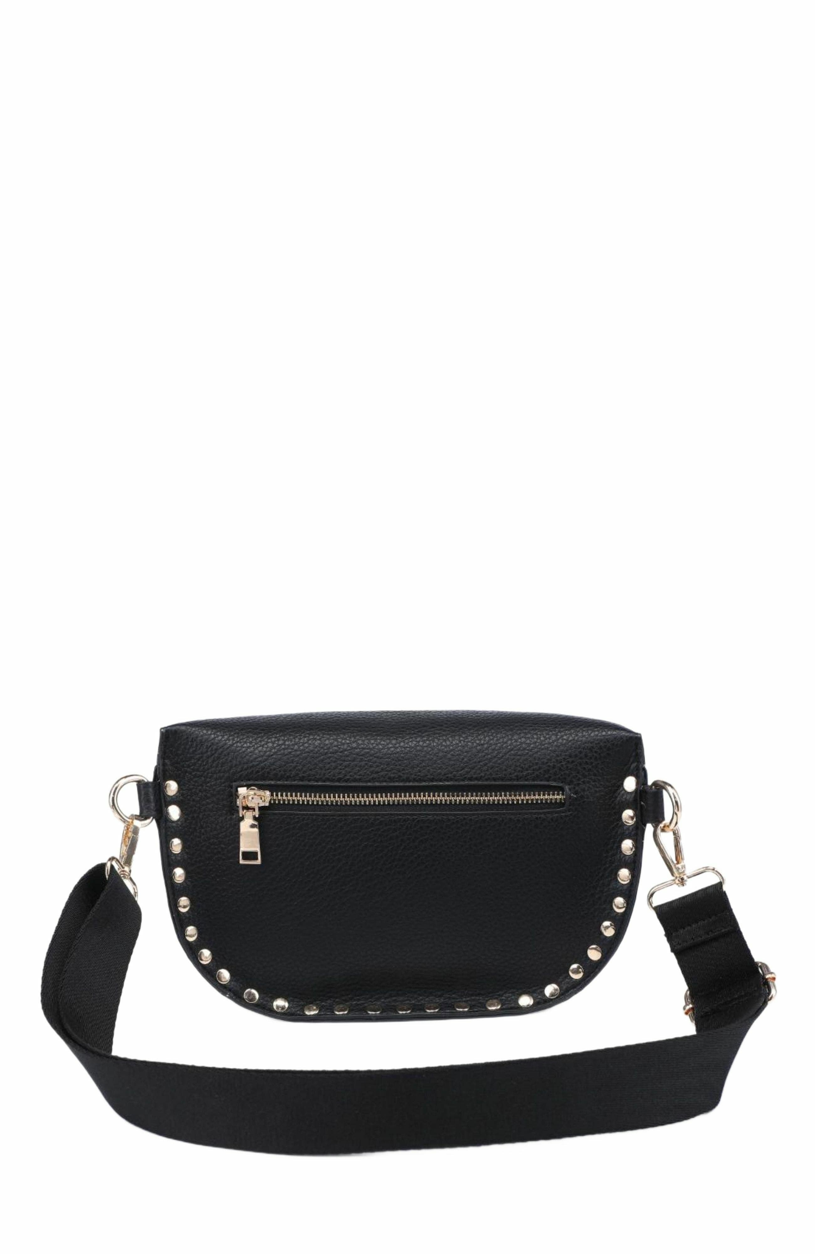 MODA LUXE Gizelle Belt Bag, Alternate, color, Black
