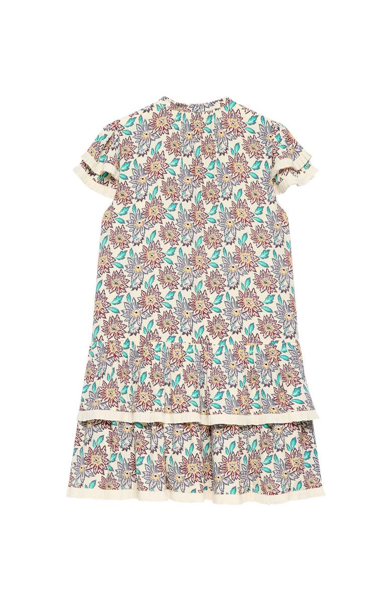 MINT VELVET Soft Petal Ruffle Mini Dress, Alternate, color, Burgundy