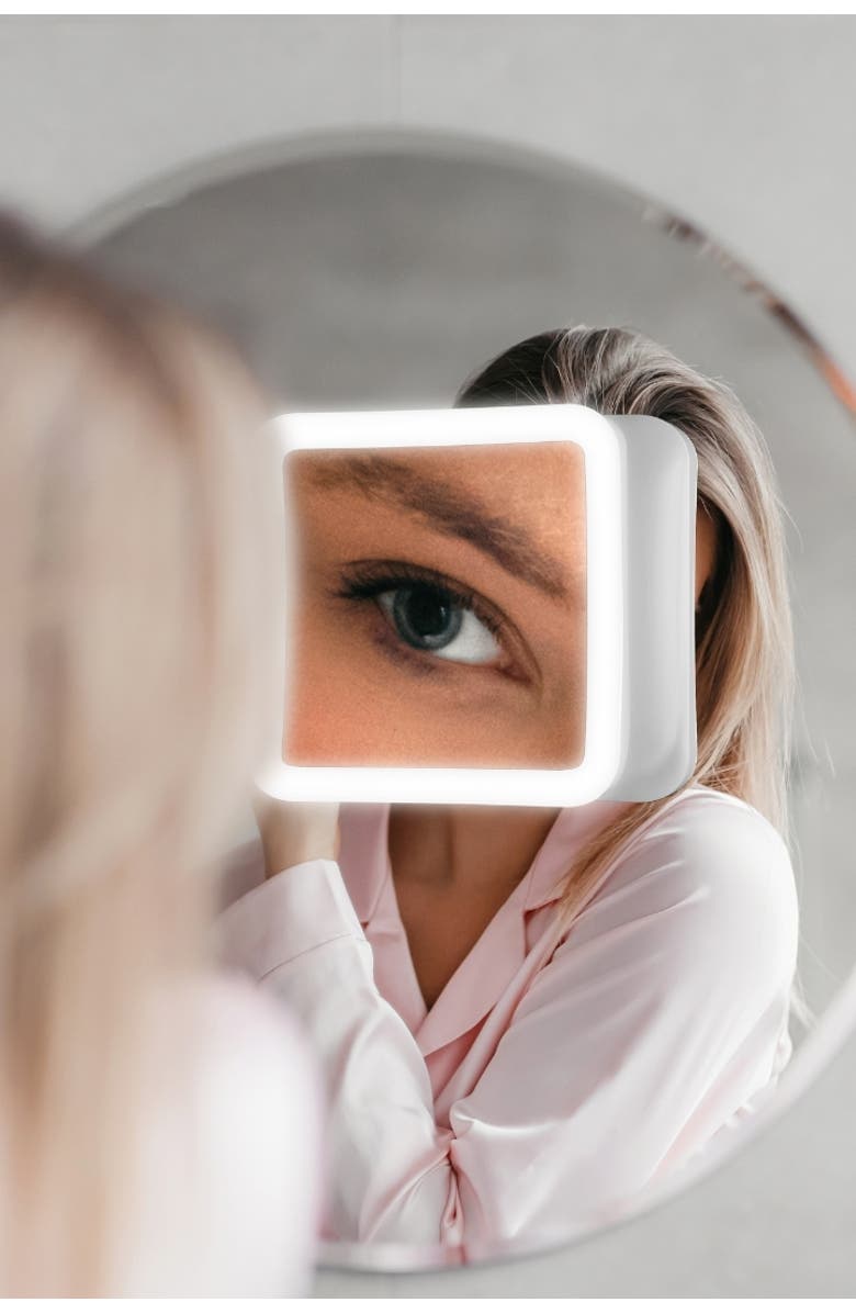 FANCII Mira 2 Magnifying Mirror 10x, Alternate, color, White