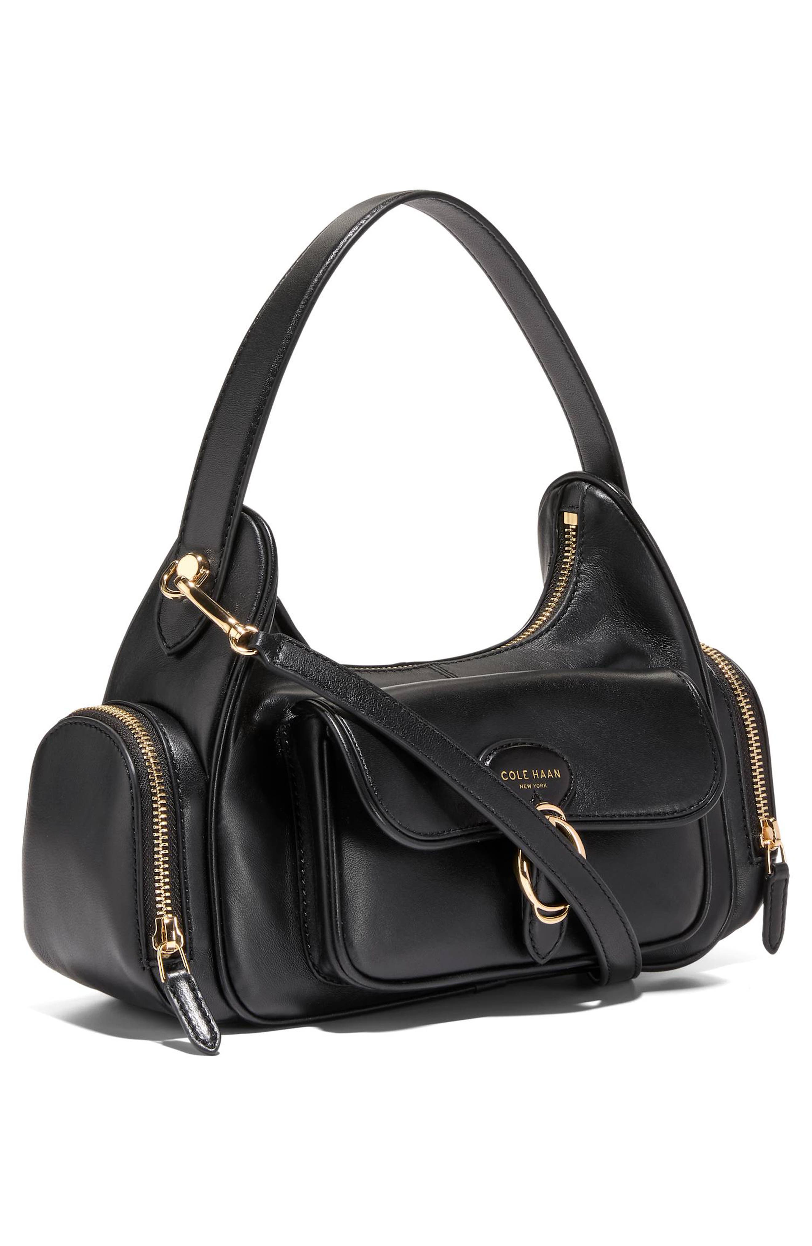 Cole Haan Alexandria Shoulder Bag, Alternate, color, Black
