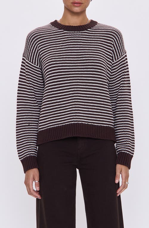 Pistola Aura Stripe Sweater In Brown