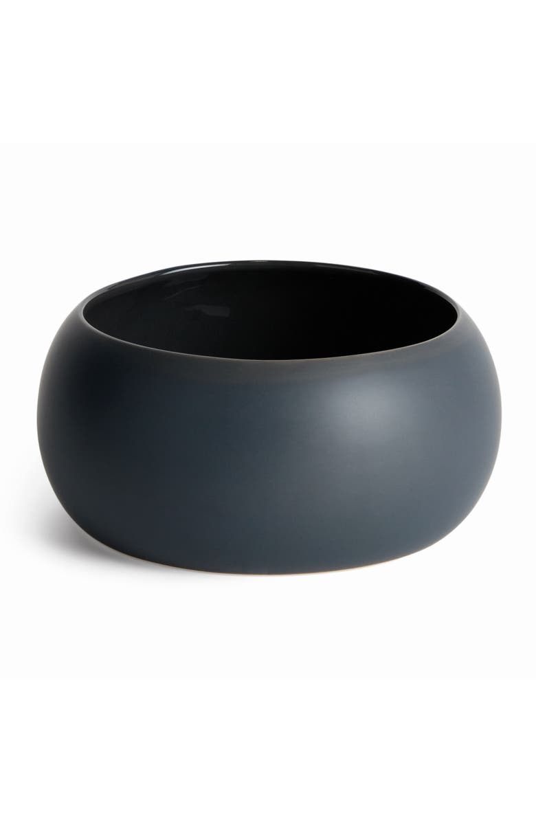 Napa Home & Garden Mallie Decorative Bowl - Dark Blue Ceramic - Handcrafted, Main, color, Blue