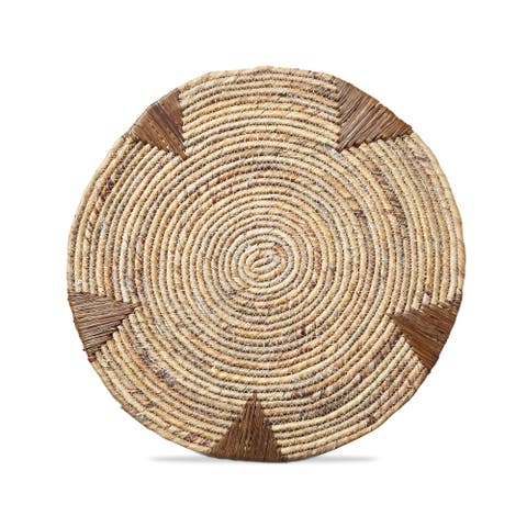 Water Hyacinth Placemat Brown Multi Wipe Clean Perfect for Dining