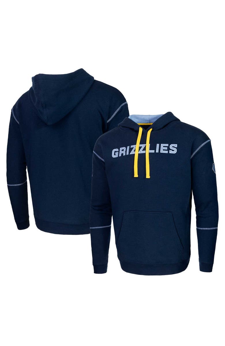 Stadium Essentials Unisex Navy Stadium Essentials Memphis Grizzlies Monument Pullover Hoodie, Alternate, color, Navy