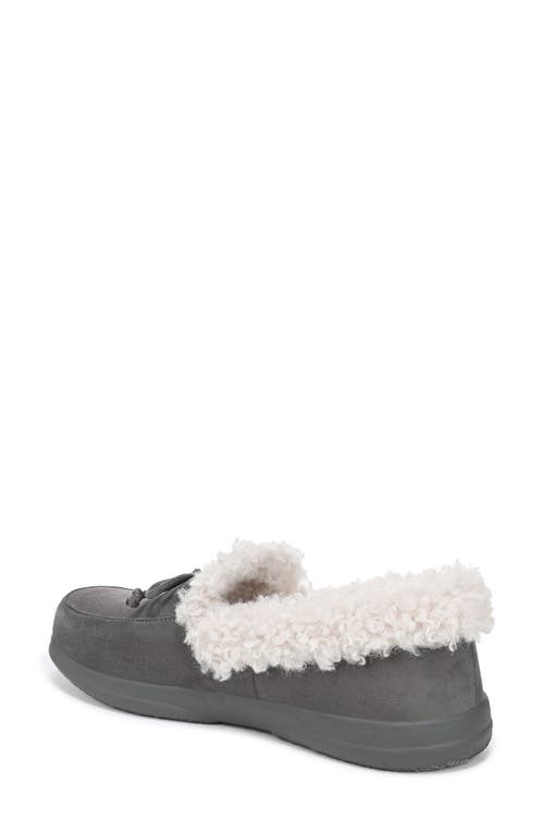 Vionic Claribel Faux Shearling Lined Slipper In Gold