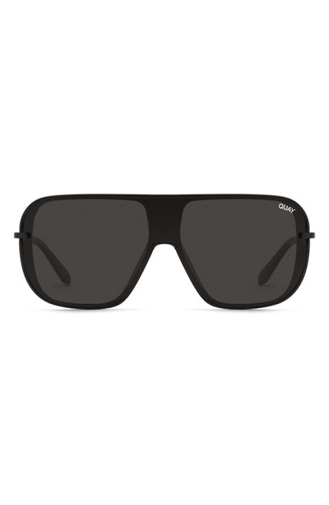 Take a Number 55mm Polarized Shield Sunglasses