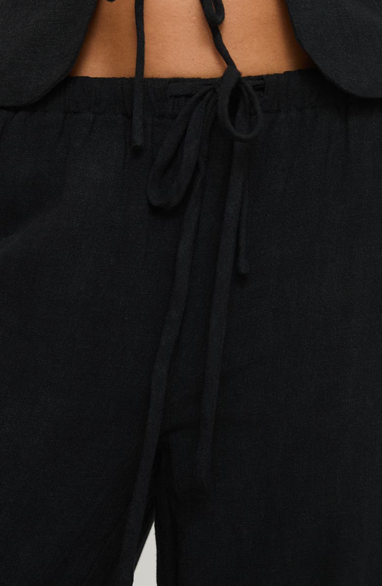 Princess Polly Felipe Linen Blend Pants, Alternate, color,