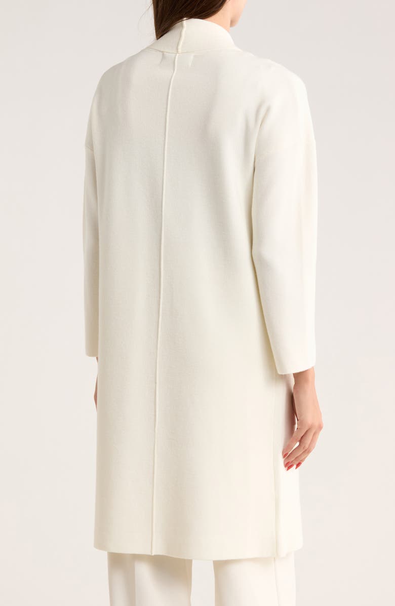 BY DESIGN Andrea Open Front Long Cardigan, Alternate, color, Egret