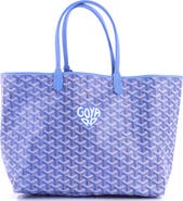 Pre-Owned Goyard Saint Louis Reversible Tote Coated Canvas and Printed Canvas PM