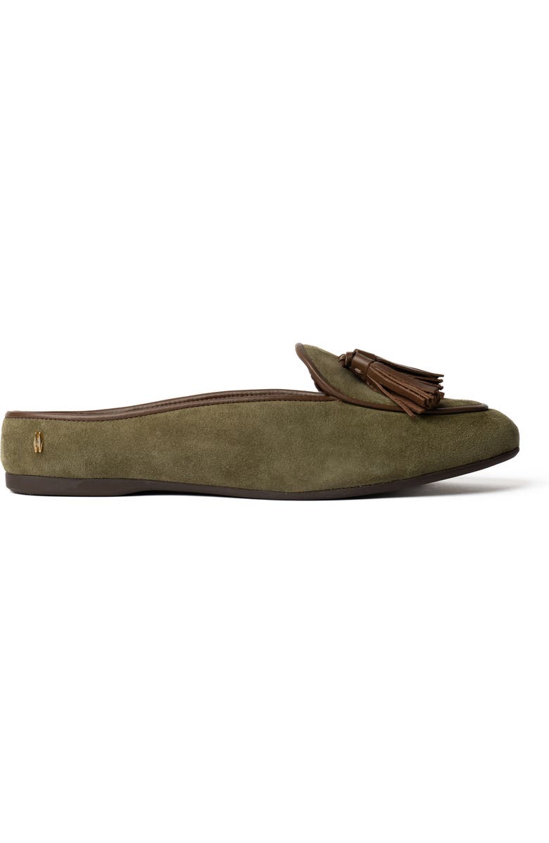 Mave & Chez Frida Mule - Arch Support 100% Genuine Shearling, Alternate, color, Olive