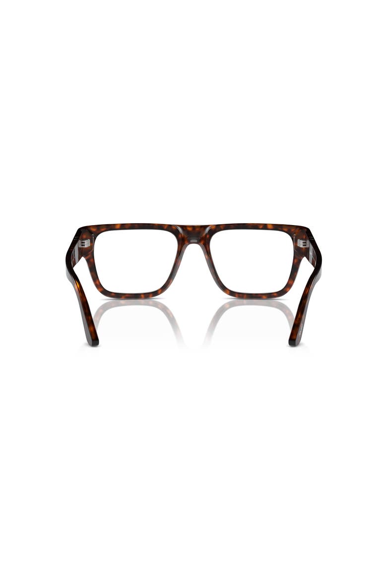 53mm Square optical glasses, Alternate, color, Dark Tortoise