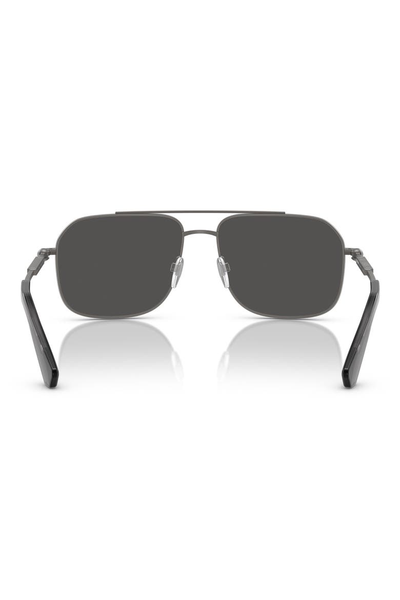 59mm Pilot Sunglasses, Alternate, color, GREY