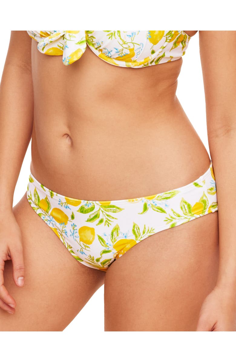 Adore Me Shelby Swimwear Bikini Bottom, Main, color, Novelty White