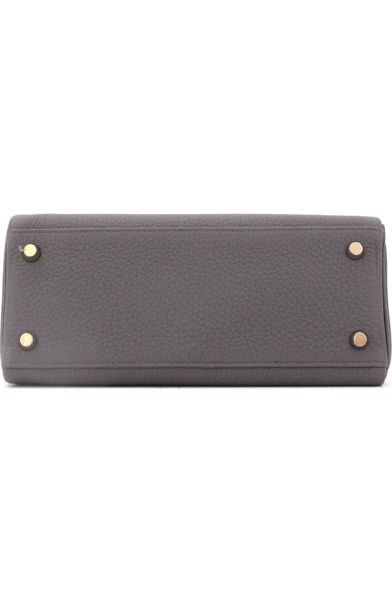 Pre-Owned Hermes Kelly Handbag Grey Togo with Gold Hardware 25, Alternate, color, Etain
