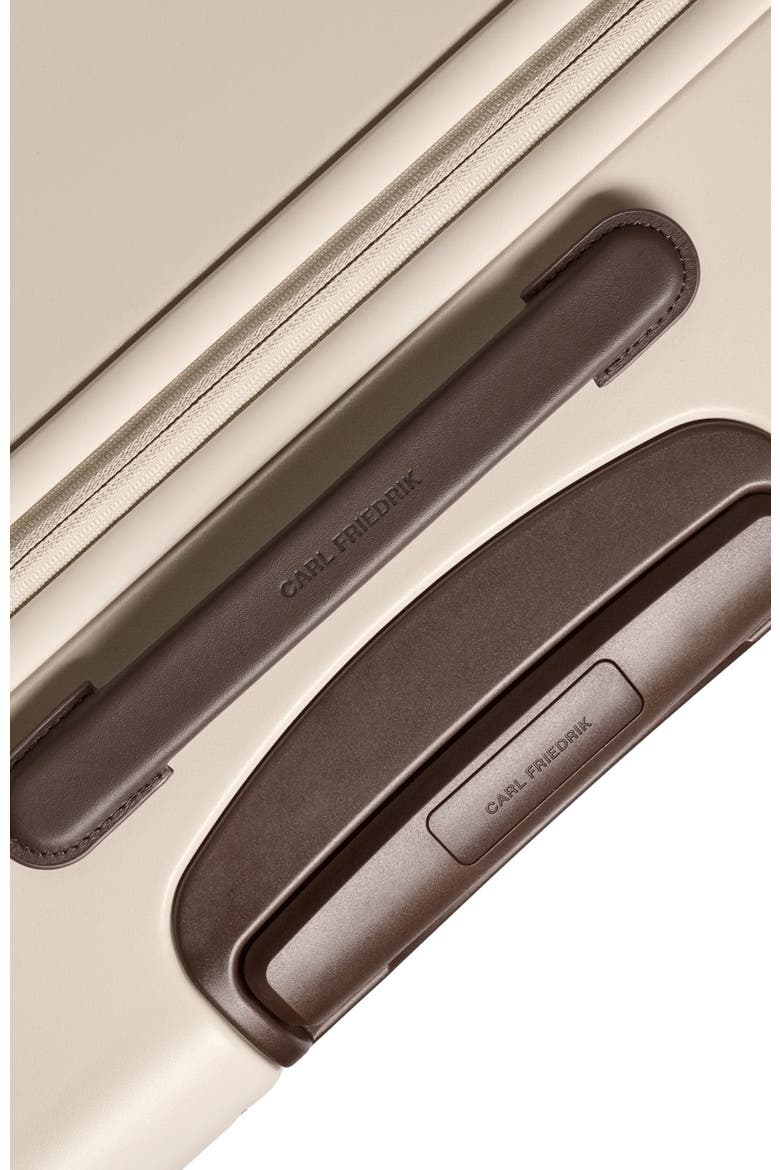The Large Check-in Suitcase, Alternate, color, Sand / Chocolate