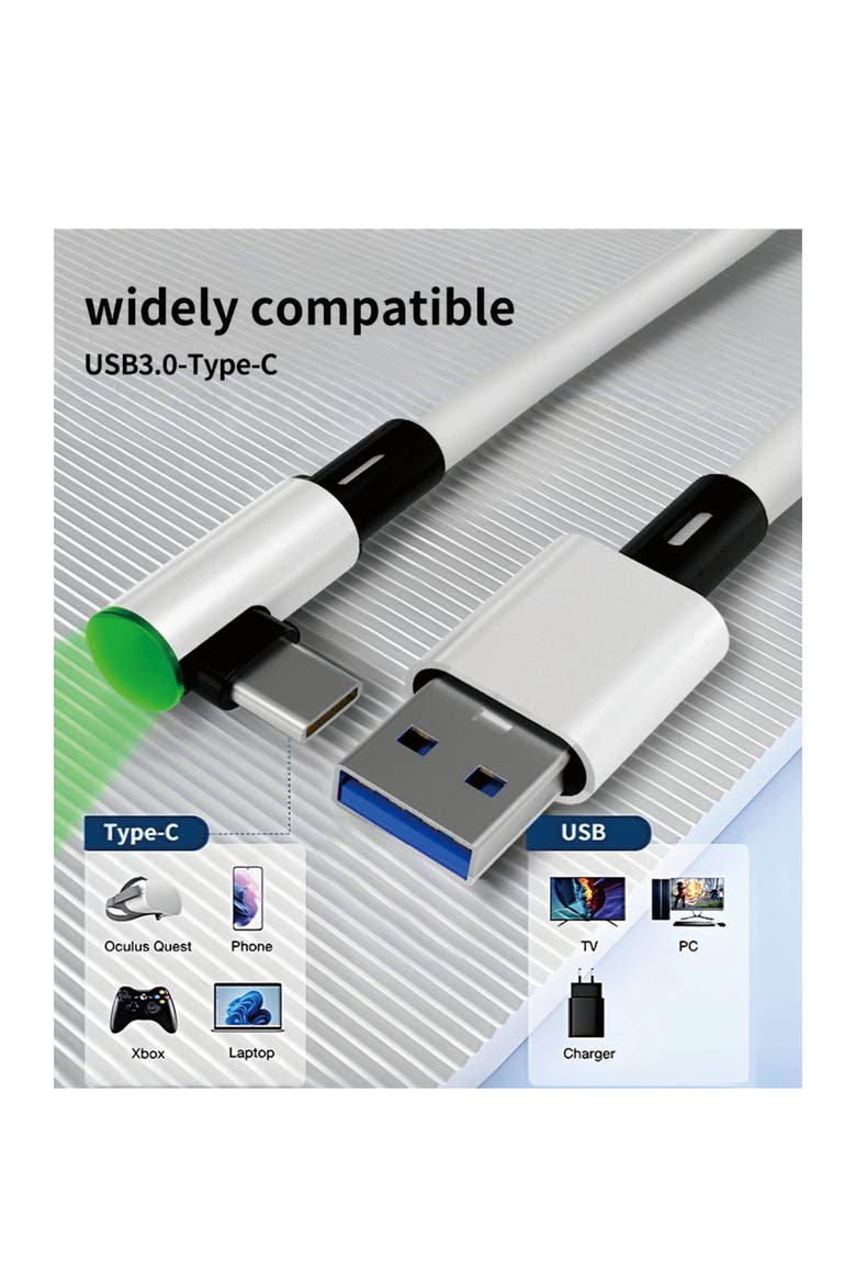 VR Charging Link Cable, Alternate, color, White