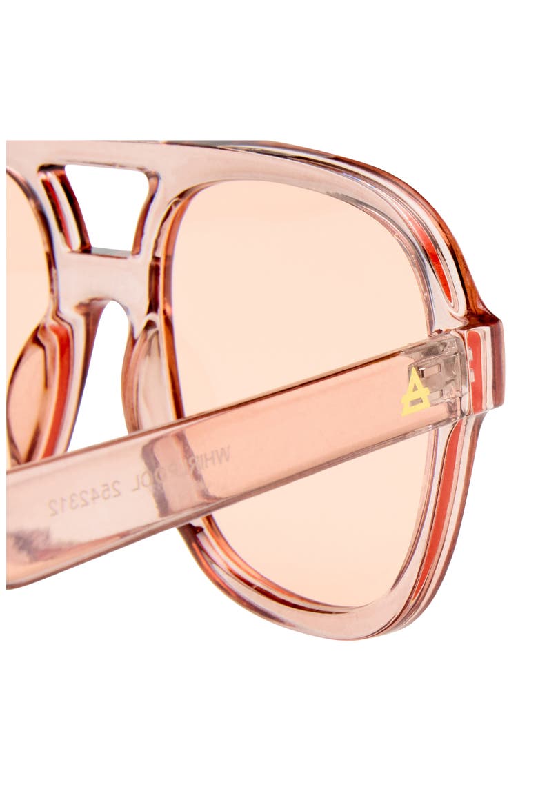 Whirlpool 53mm Aviator Sunglasses, Alternate, color, SAND / PEACH TINT
