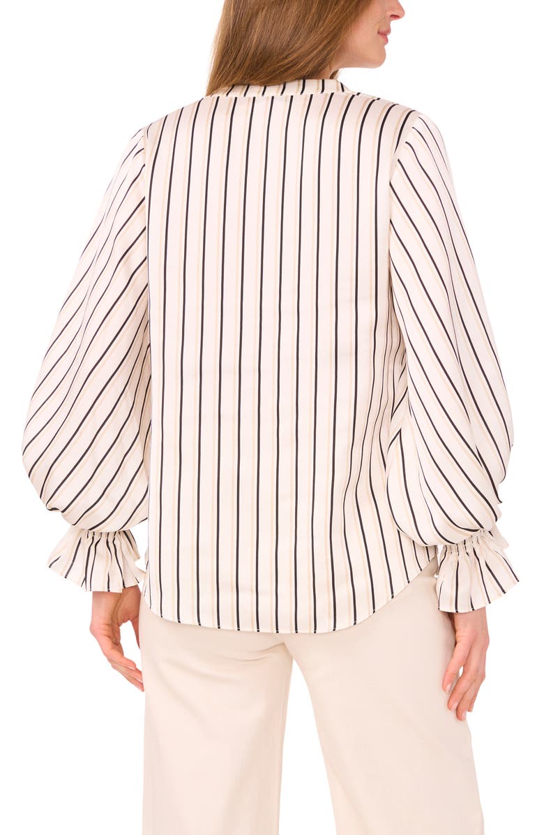 Vince Camuto Ruffle Cuff Top, Alternate, color, New Ivory