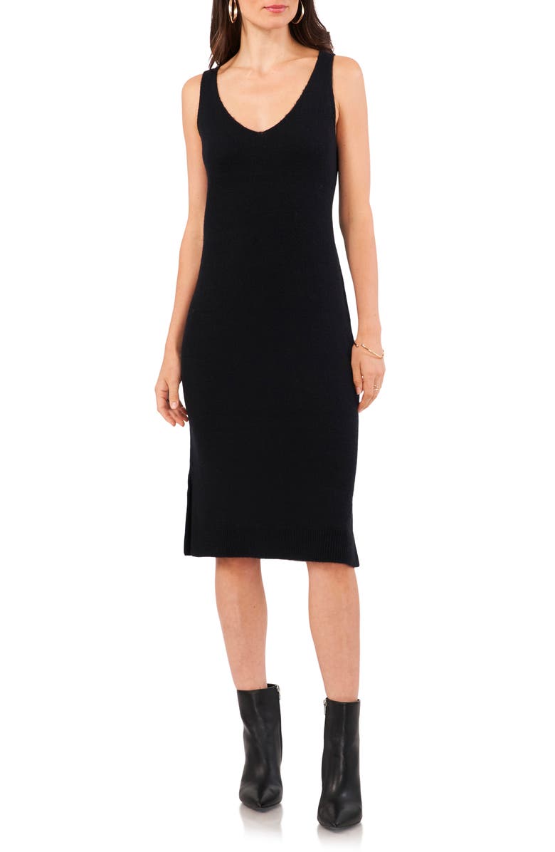 Vince Camuto Sleeveless Sweater Dress, Main, color, 