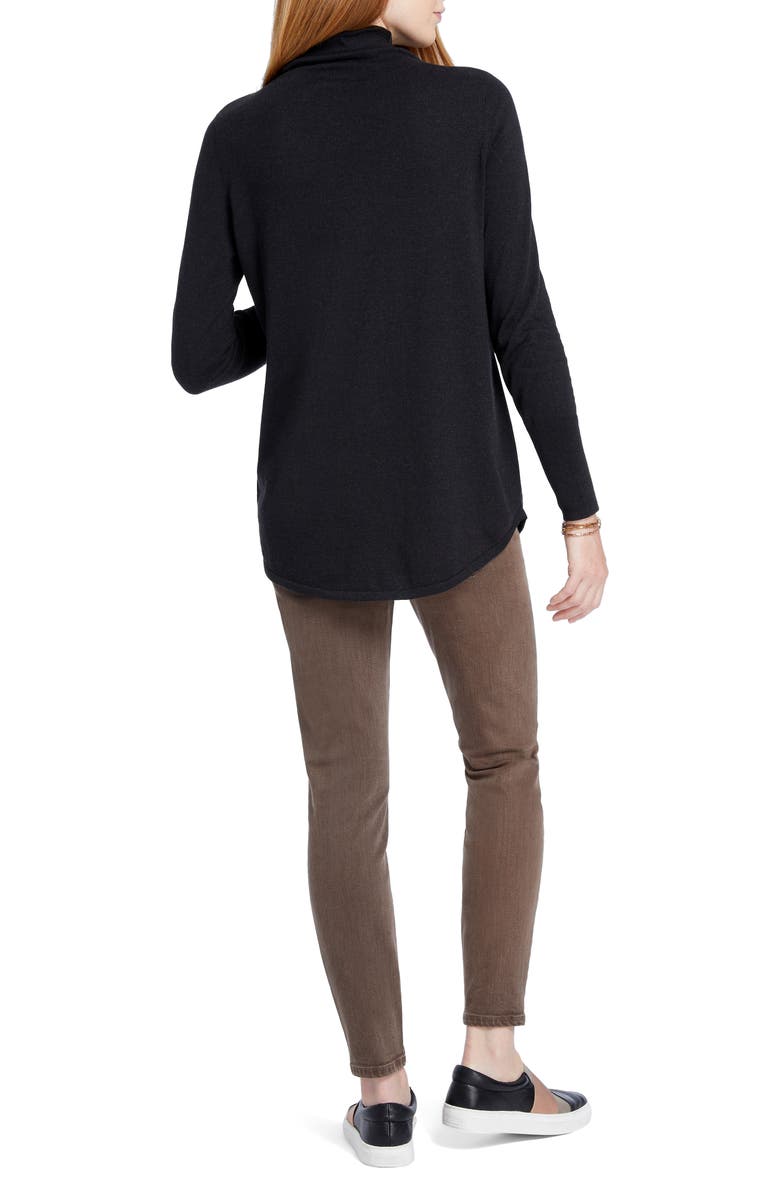 NIC+ZOE Vital Cotton Blend Turtleneck Sweater, Alternate, color, 