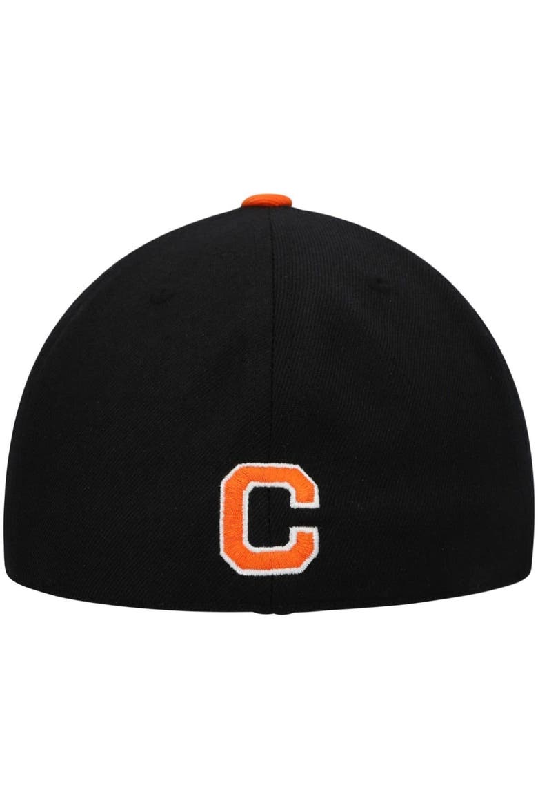 Men's Top of the World Black/Orange Clemson Tigers Team Color Two-Tone Fitted Hat, Alternate, color, Black