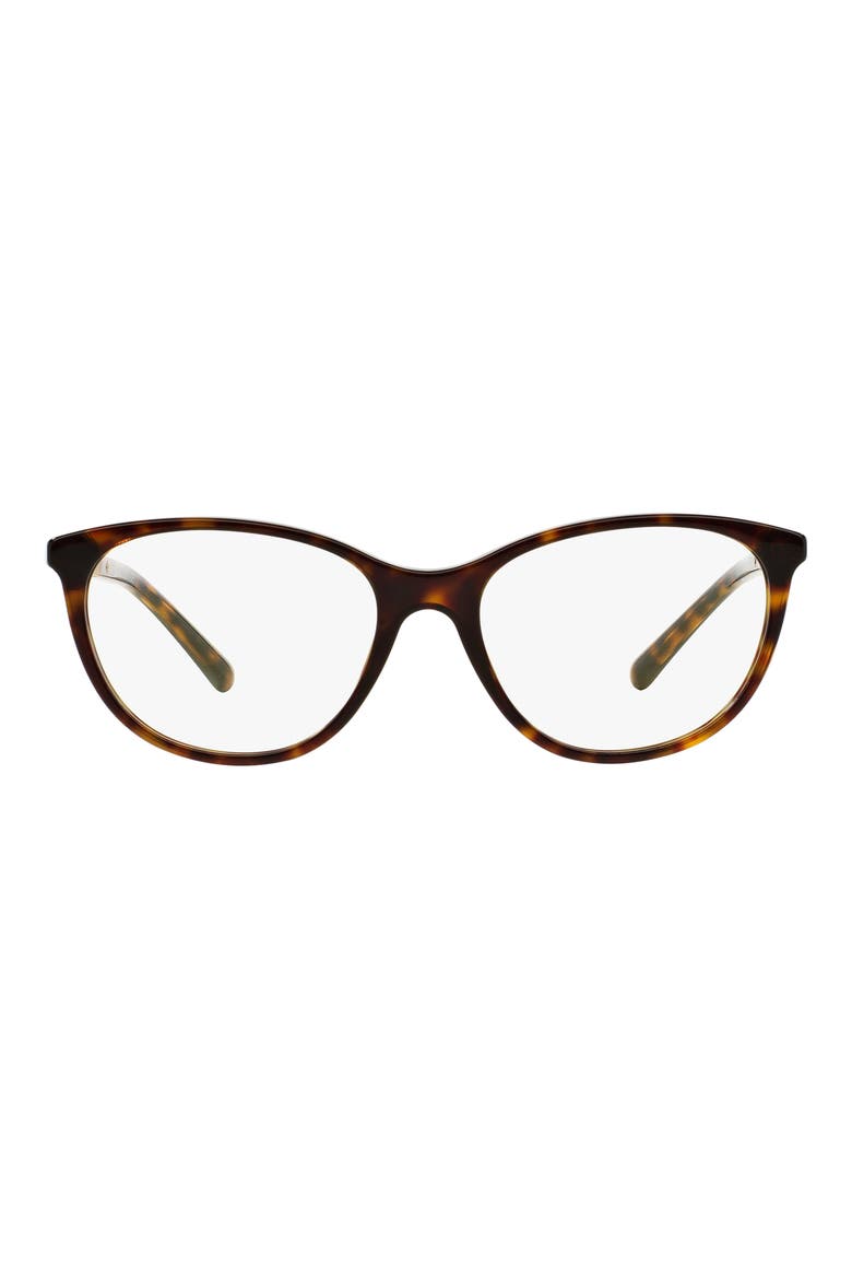 52mm Square Optical Glasses, Main, color, DARK HAVANA