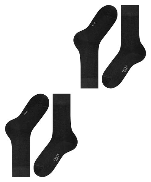 Falke Happy 2-pack Cotton Socks In Brown