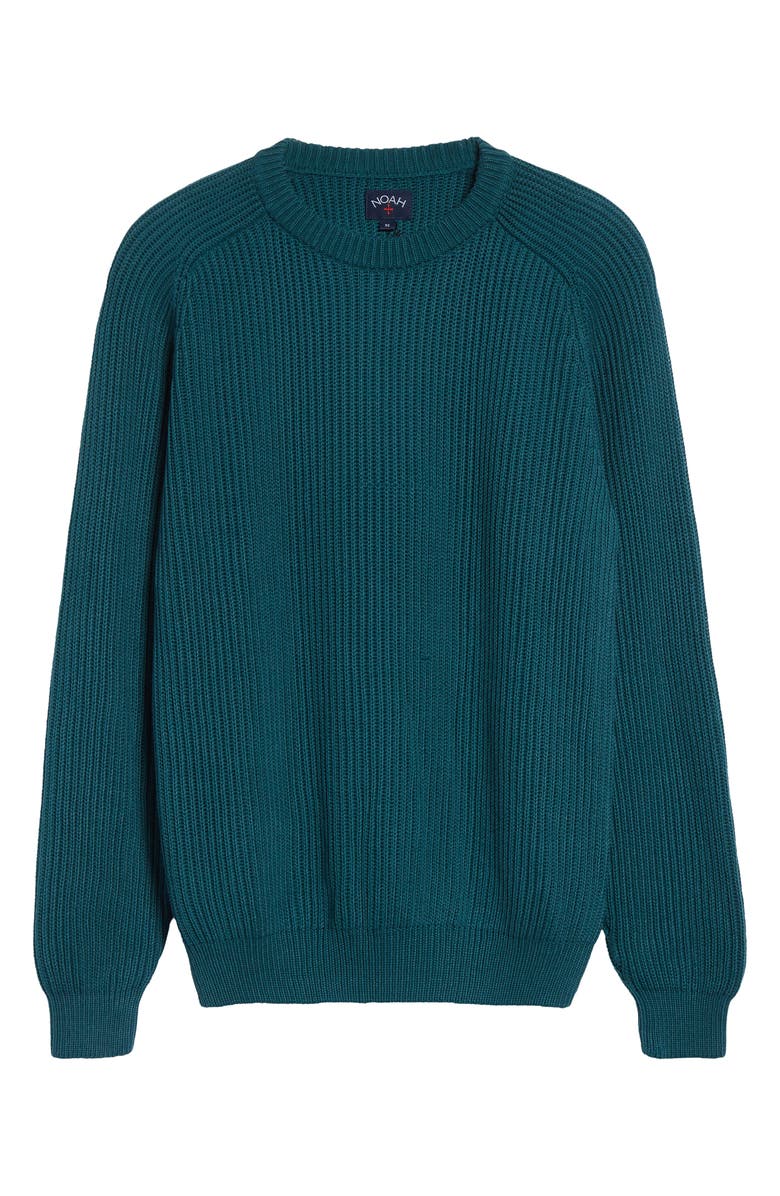 Noah Shaker Stitch Sweater, Alternate, color, Deep Teal