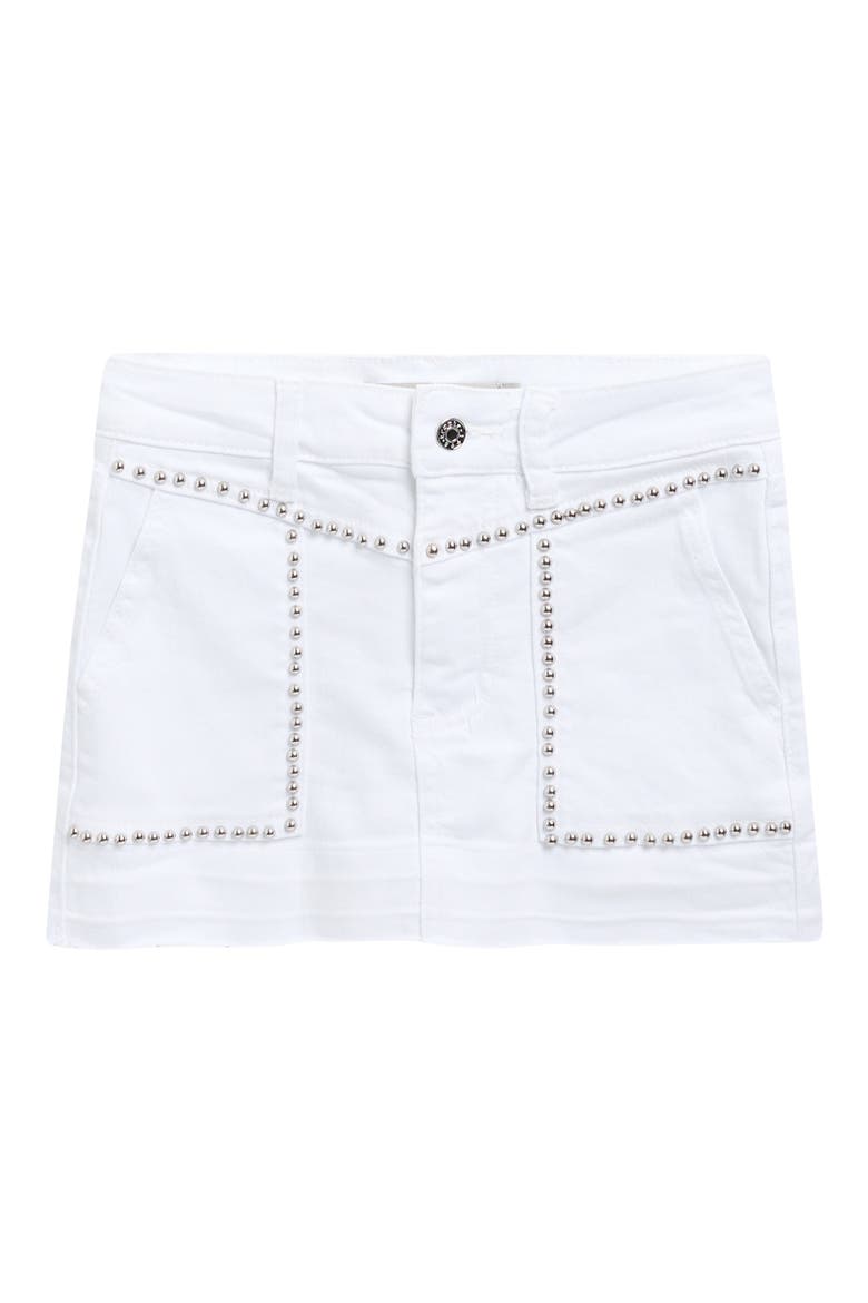 Kids' Studded Skort, Main, color, WHITE