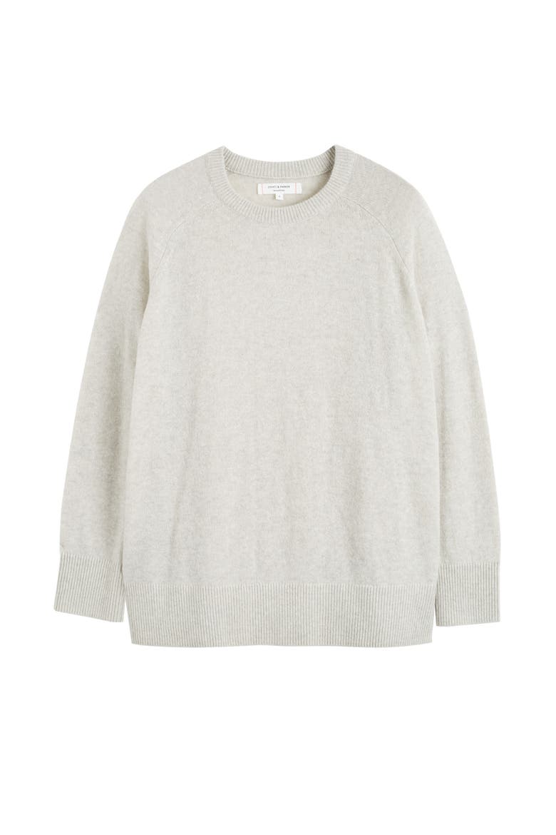 Lightweight Cashmere Slouchy Sweater, Alternate, color, Taupe
