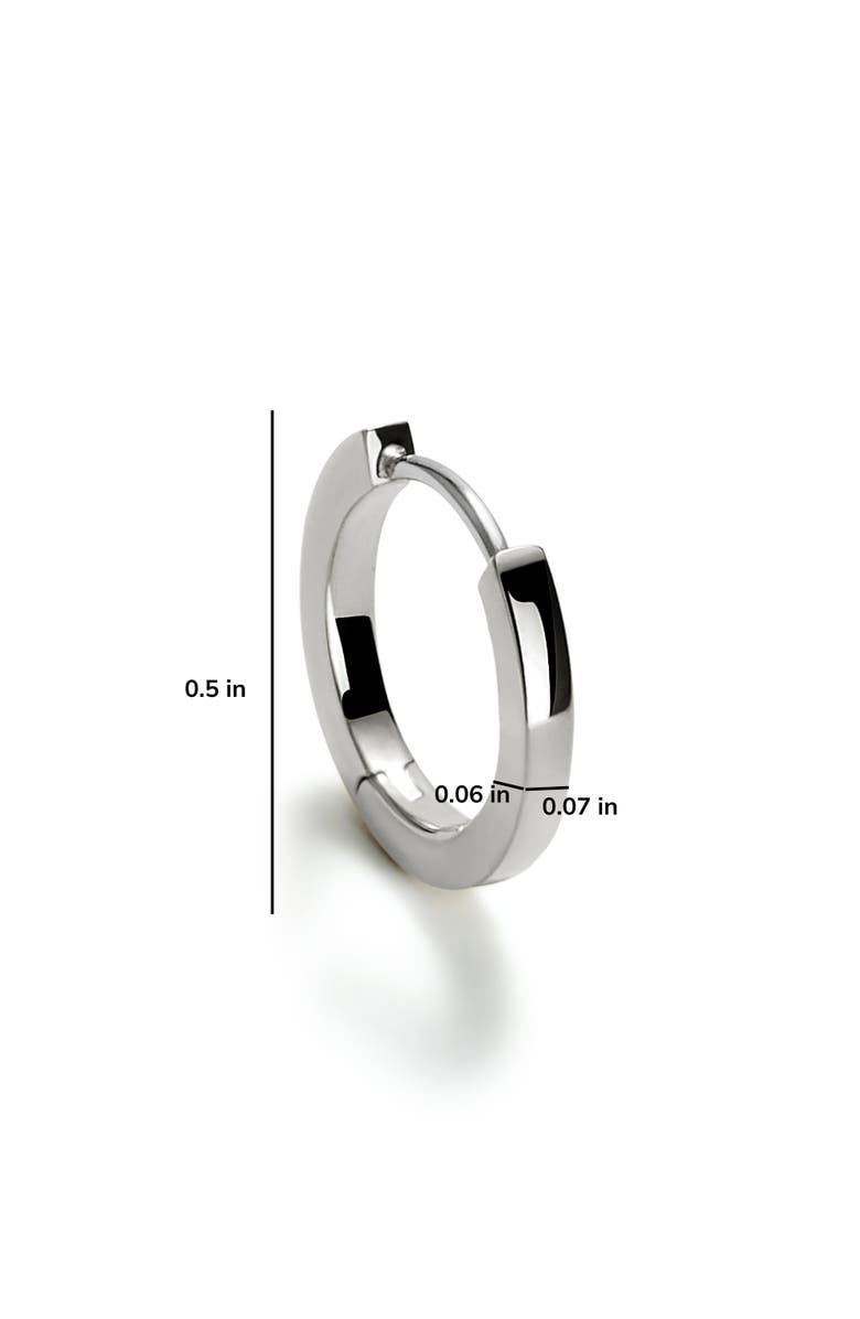 Ana Luisa Huggie Hoops - Huggie Hoops Silver, Alternate, color, Silver