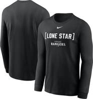 Nike Men's Nike Black Texas Rangers Local Nickname Long Sleeve T-Shirt
