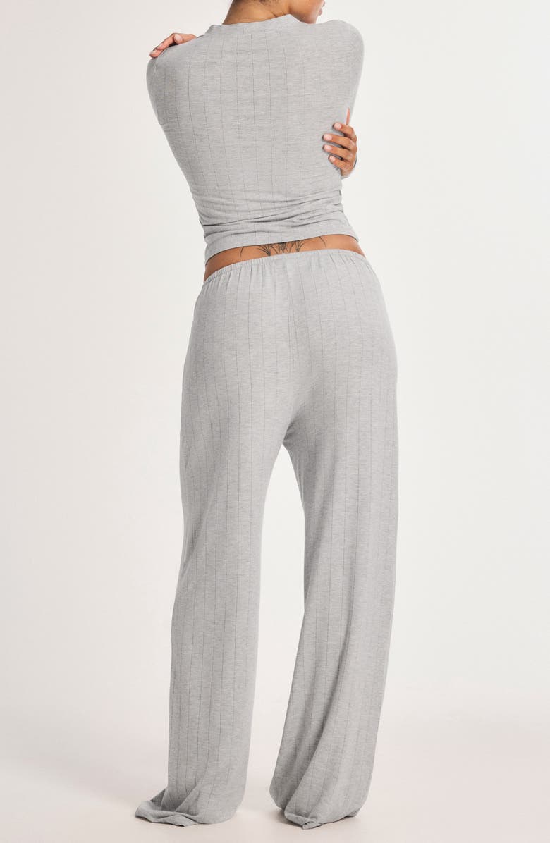 SAVAGE X FENTY Sleek Stitch Sleep Pants, Alternate, color, Platinum Grey