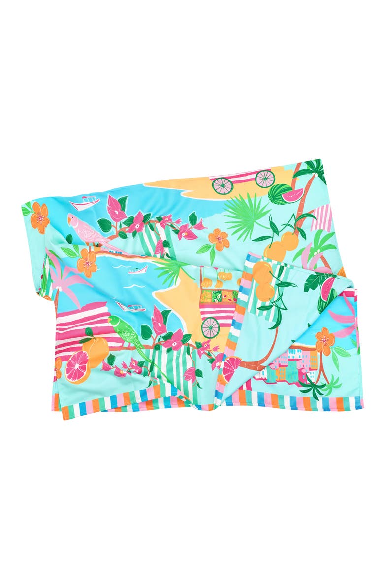 Quick Dry Beach Towel, Alternate, color, SWEET ESCAPE