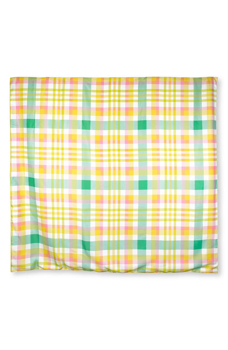Kate Spade New York garden plaid picnic blanket, Main, color, 