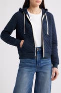 Marine Layer Corbet Quilted Zip-Up Hoodie