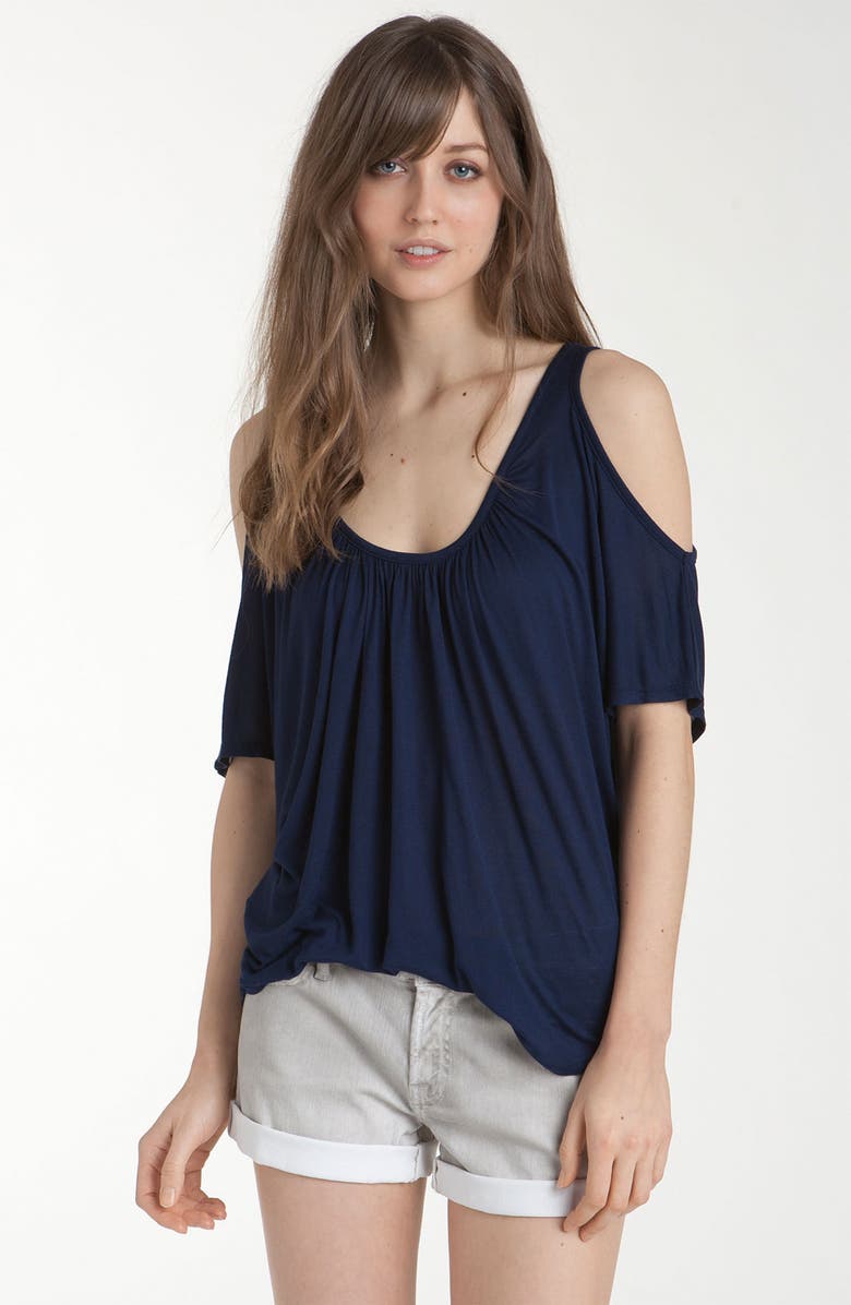 Soft Joie Slouchy Cutout Shoulder Top, Main, color,