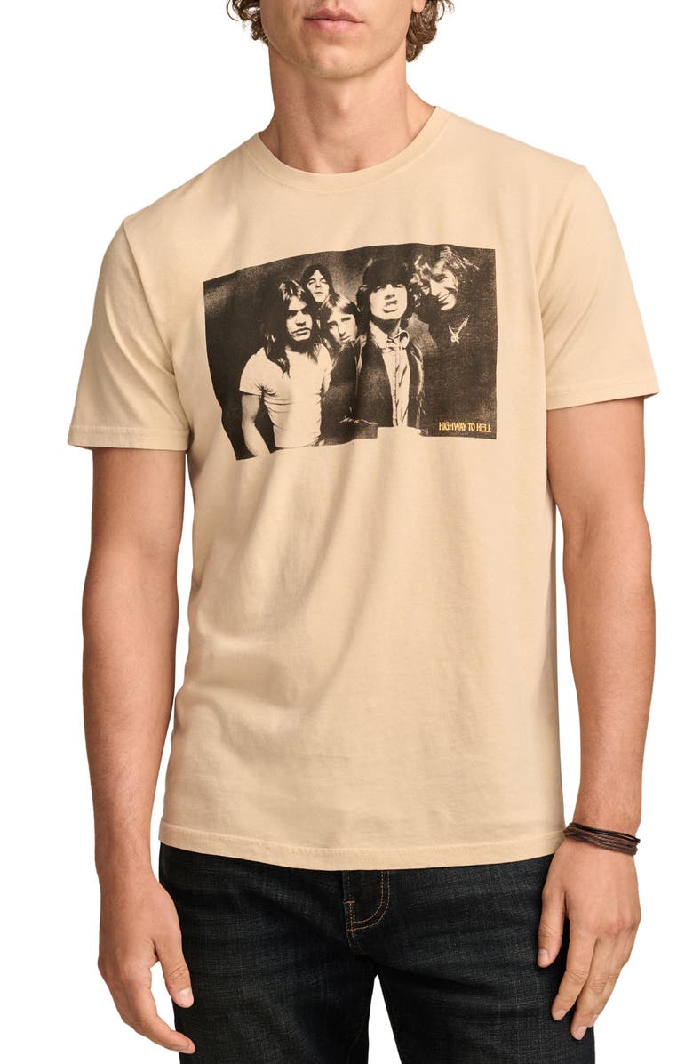 Lucky Brand AC/DC Photo Graphic T-Shirt, Main, color, 