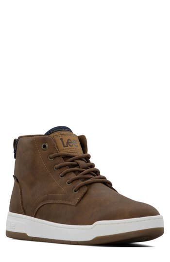 Lee Spencer High Top Sneaker In Brown
