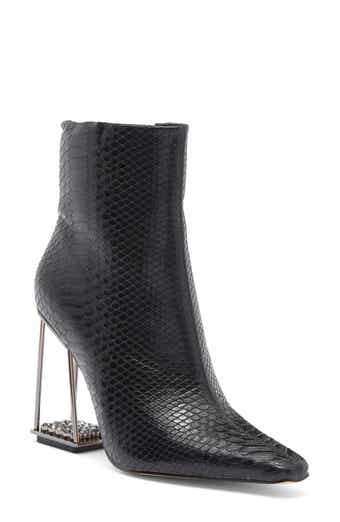 LADY COUTURE Glam Snakeskin Embossed Boot