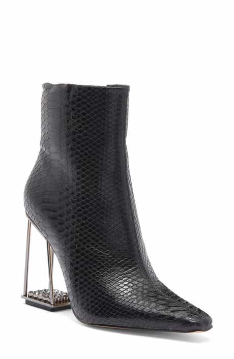 LADY COUTURE Glam Snakeskin Embossed Boot