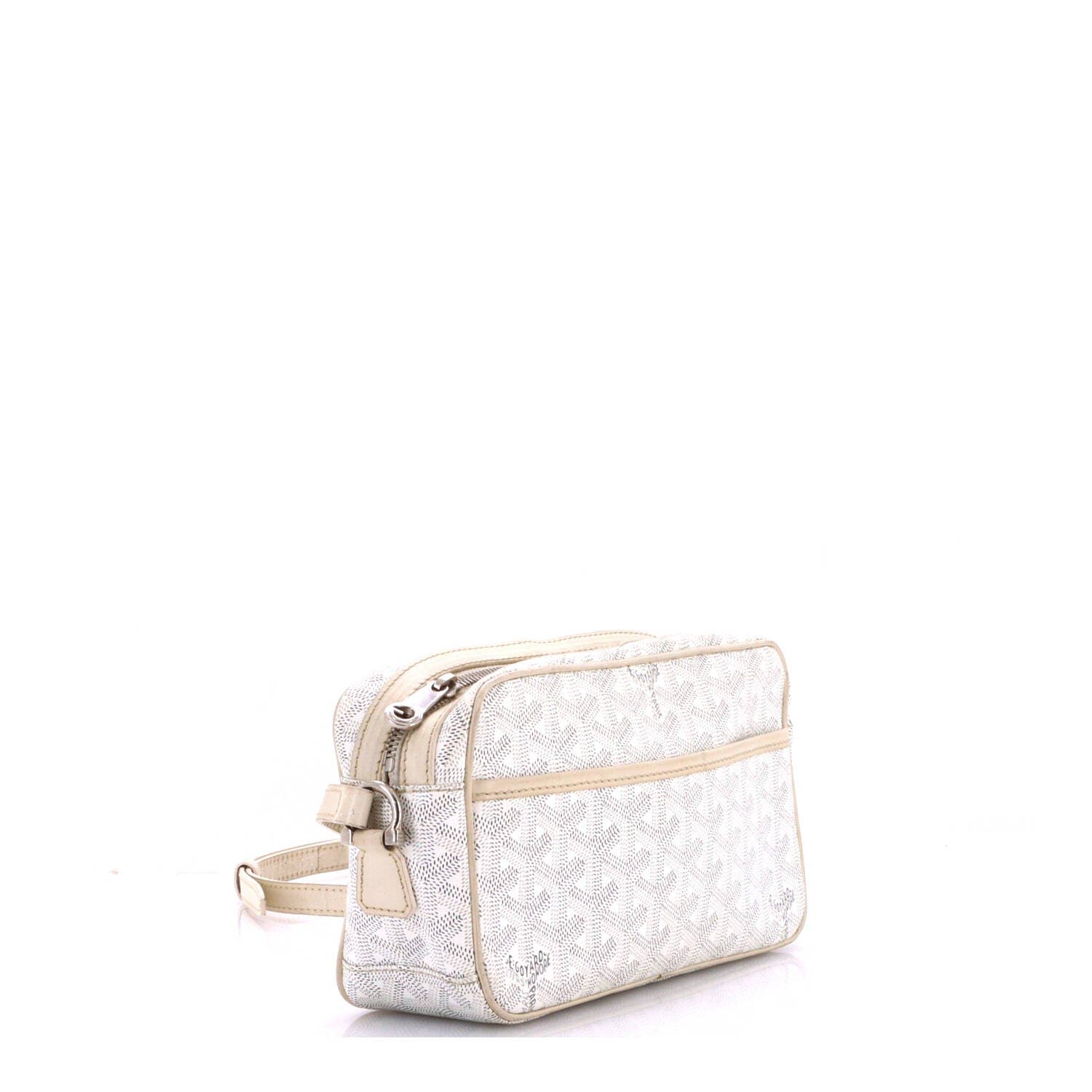 Cap Vert Bag Coated Canvas, Alternate, color, White