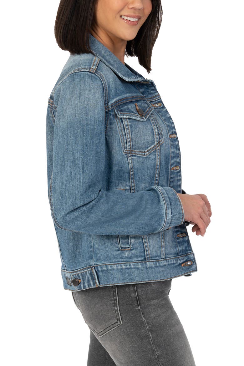 Jacqueline Denim Jacket, Alternate, color, INTENSIFY WITH MED
