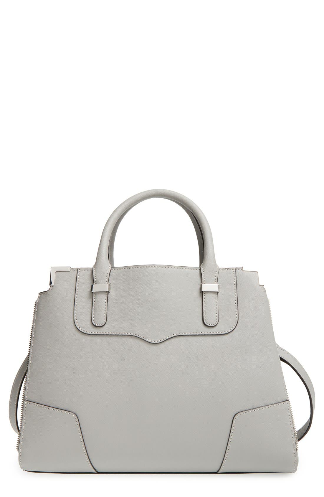 'Amorous' Satchel, Main, color, CHARCOAL