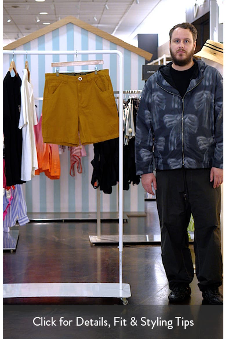 Bison Flat Front Canvas Shorts video